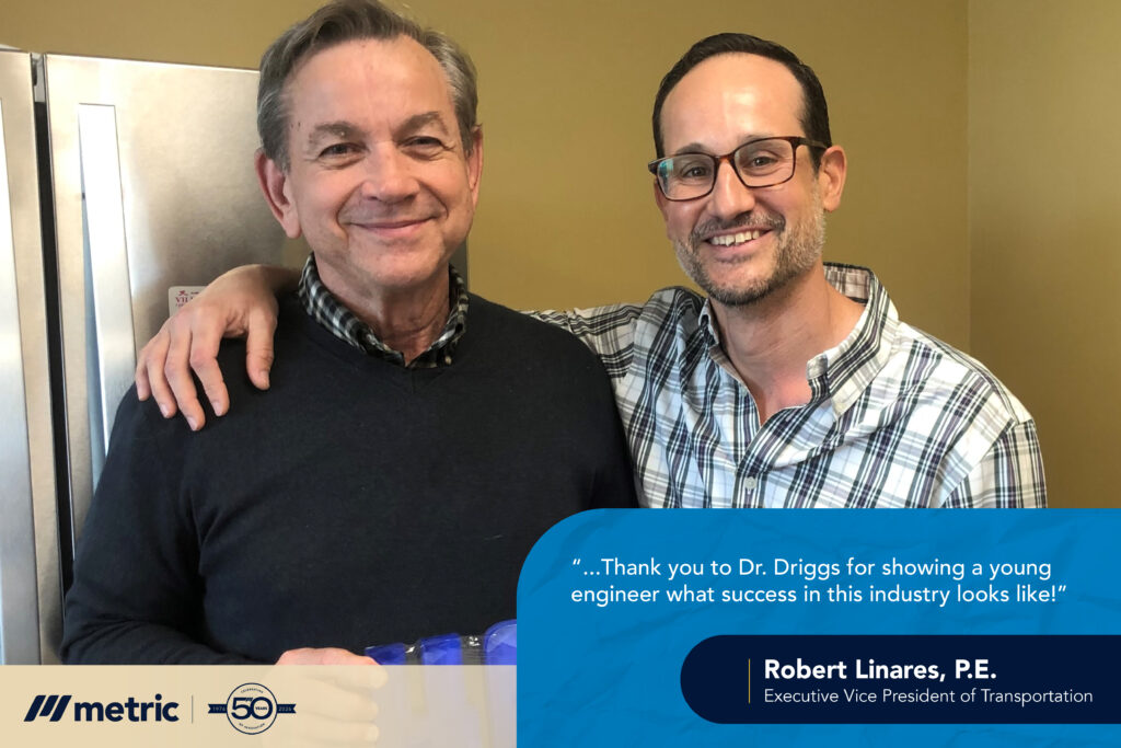 Robert Linares and Raul Driggs stand together